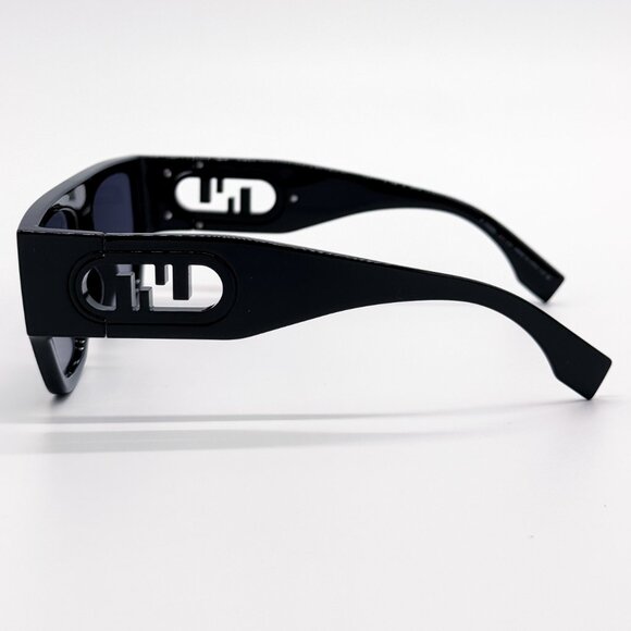NEW FENDI FE40108U 01V SHINY BLACK UNISEX SUNGLASSES FENDI main image 12